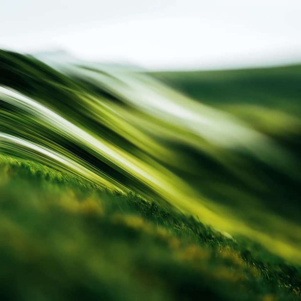 Abstract green motion field